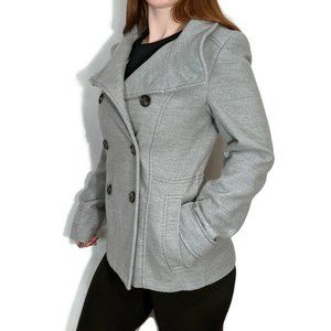 H&M Light Grey Peacoat